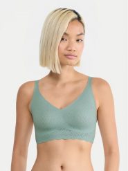 Sloggi Biustonosz top Zero Feel Bliss 10219598 Zielony. Zielone biustonosze Sloggi, l, bez wzorów, z syntetyku, bez kołnierzyka. Za 126.00 zł.