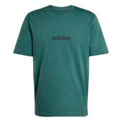 Koszulka Adidas Sport M Lin Sj T Dorośli. Zielone t-shirty sportowe męskie Adidas, m, z bawełny, bez ramiączek, do biegania. Za 168.99 zł.