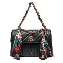 Torebka Aldo. Czarne listonoszki damskie Aldo, bez wzorów, bez dodatków. Za 239.99 zł.