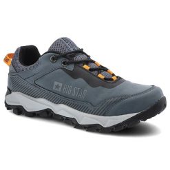 Granatowe Sneakersy Big Star Męskie Lekkie Półbuty. Niebieskie półbuty męskie Big Star, z materiału, bez zapięcia. Za 159.00 zł.