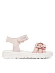 Primigi Sandały 1417011 M Różowy. Czerwone sandały dziewczęce Primigi, ze skóry, bez zapięcia. Za 259.99 zł.