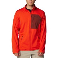 Bluza Sportowa Męska Columbia Tirple Canyon Grid Fleece Full Zip. Czerwone bluzy bez kaptura męskie Columbia, bez wzorów, sportowe, bez kołnierzyka, bez ramiączek. Za 386.99 zł.