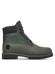 Timberland Trapery Premium TB0A6EASEXS1 Zielony. Zielone buty zimowe męskie Timberland, bez zapięcia. Za 849.99 zł.