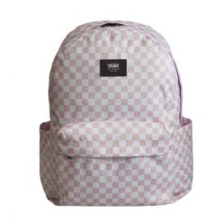 Plecak szkolny Vans Old Skool Grom Check Coral 18L Kratka VN000J3KD3X1. Czerwone plecaki damskie Vans, bez wzorów. Za 166.00 zł.