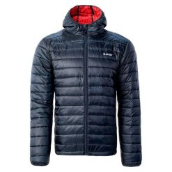 Męska Ocieplana Kurtka Cash. Czerwone kurtki męskie Hi-tec, m, bez wzorów, z puchu, sportowe, bez kaptura. Za 331.99 zł.