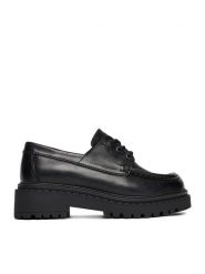 G-Star Raw Półbuty EO-MELEK-25FW28 Czarny. Czarne półbuty damskie G-Star Raw, bez wzorów, ze skóry, retro, bez obcasa, na płaskiej podeszwie. Za 259.99 zł.