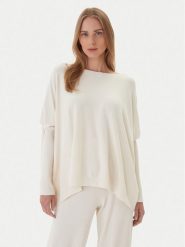 Kontatto Sweter 3M0802C Écru Relaxed Fit. Swetry klasyczne damskie Kontatto, m, z syntetyku, bez kołnierzyka. Za 299.99 zł.
