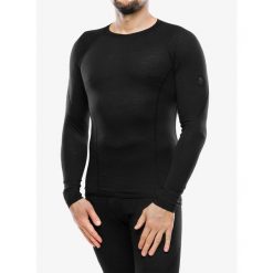 Bluza termoaktywna męska Sensor Merino Air Tee LS. Czarne bluzy bez kaptura męskie Sensor, m. Za 287.99 zł.