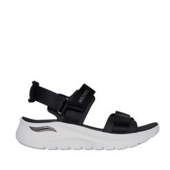 Sandały SKECHERS ARCH FIT 2.0 Czarny. Czarne sandały damskie Skechers, bez wzorów, z tkaniny, bez obcasa. Za 249.99 zł.