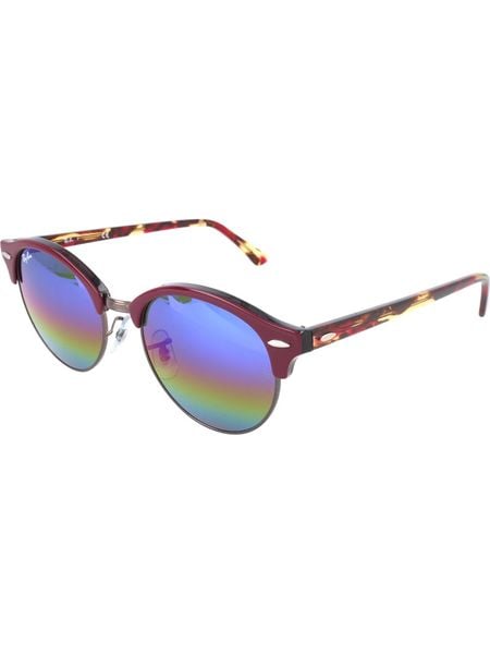 Ray Ban Okulary przeciwsłoneczne unisex w kolorze fioletowo-żółtym rozmiar: 51. Różowe okulary przeciwsłoneczne damskie Ray-Ban. Za 502.76 zł.