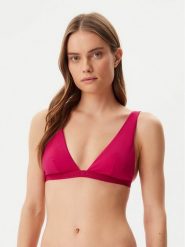 Tommy Hilfiger Góra od bikini UW0UW05802 Różowy. Czerwone bikini damskie Tommy Hilfiger, bez wzorów. Za 149.99 zł.