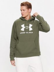 Under Armour Bluza Ua Rival Fleece Logo Hd 1379758 Khaki Loose Fit. Brązowe bluzy bez kaptura męskie Under Armour, l, z bawełny. Za 84.55 zł.