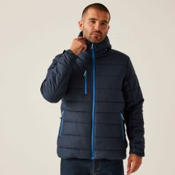 Kurtka robocza męska Nagate Thermal. Niebieskie kurtki męskie Regatta, m, bez wzorów, z puchu, sportowe, bez kaptura. Za 299.99 zł.