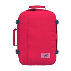 Plecak podróżny 36 l - Miami magenta. Czerwone plecaki męskie CABINZERO, bez wzorów. Za 227.99 zł.