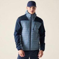 Męska kurtka pikowana Mountaineer Softshell. Niebieskie kurtki męskie Dare 2b, m, bez wzorów, z poliesteru, sportowe, bez kaptura. Za 699.99 zł.