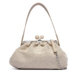 Torebka Weekend Max Mara. Brązowe torebki klasyczne damskie Weekend Max Mara, bez wzorów, bez dodatków. Za 1,579.00 zł.