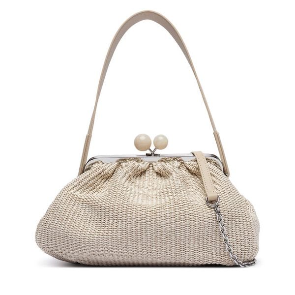 Torebka Weekend Max Mara. Brązowe torebki klasyczne damskie Weekend Max Mara, bez wzorów, bez dodatków. Za 1,579.00 zł.