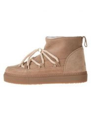 INUIKII Skórzane botki "Classic Low" w kolorze beżowym rozmiar: 42. Brązowe botki damskie Inuikii, ze skóry, bez obcasa, bez zapięcia. Za 542.60 zł.