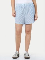Noisy May Szorty materiałowe 27029913 Błękitny Loose Fit. Niebieskie szorty damskie Noisy may, bez wzorów, z materiału. Za 59.99 zł.