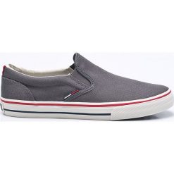 Tommy Jeans - Tenisówki. Szare trampki i tenisówki męskie Tommy Jeans, bez wzorów, z gumy, bez zapięcia. W wyprzedaży za 199.90 zł.