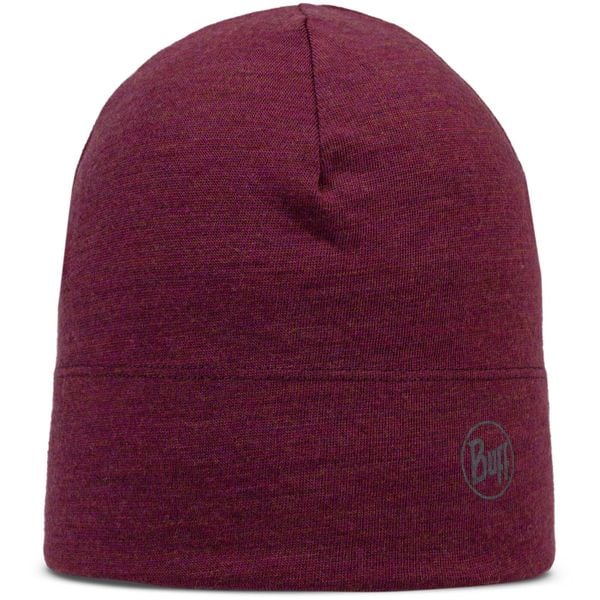 Czapka z wełny merino midweight. Niebieskie czapki męskie Buff, na jesień, bez wzorów, z materiału. Za 129.99 zł.