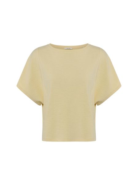 Opus Koszulka Kobiety Bawełna żółty, M. Żółte t-shirty damskie Opus, m, bez wzorów, z bawełny, bez kołnierzyka. Za 199.95 zł.