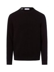 Selected sweter z dzianiny - SLHRoss Mężczyźni Bawełna czarny, XXL. Czarne swetry męskie Selected, m, bez wzorów, z bawełny, bez kołnierzyka. Za 249.95 zł.