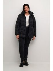 KAFFE curve Kurtka zimowa w kolorze czarnym rozmiar: 44. Czarne kurtki damskie KAFFE curve, na zimę, bez wzorów, z puchu, bez kaptura. Za 208.99 zł.