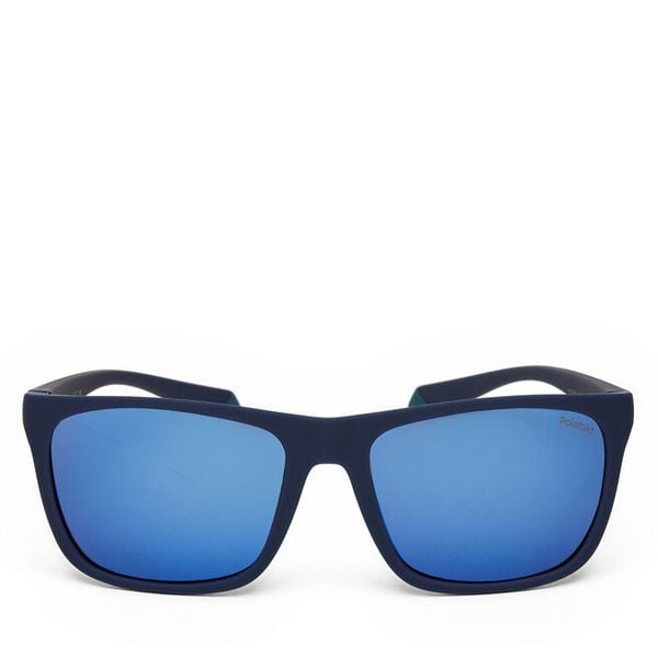 Okulary przeciwsłoneczne Polaroid. Niebieskie okulary przeciwsłoneczne męskie Polaroid. Za 229.99 zł.