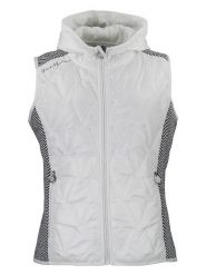 Peak Mountain Kamizelka polarowa "Antilope" w kolorze biało-szarym rozmiar: XXL. Białe kamizelki damskie Peak Mountain, xxl, z polaru. Za 173.99 zł.