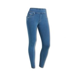 Damskie jegginsy bawełniane Freddy Carryover Now. Niebieskie legginsy damskie FREDDY, xl, bez wzorów, z bawełny. Za 392.50 zł.