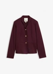 Żakiet z kołnierzem kielichowym. Czerwone marynarki i żakiety damskie bonprix, bez wzorów, eleganckie. Za 189.99 zł.