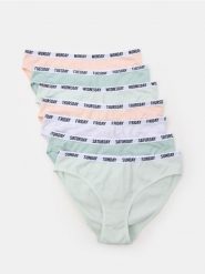 Majtki typu figi 7 pack - wielobarwny. Figi damskie Sinsay, l, bez wzorów. Za 35.99 zł.