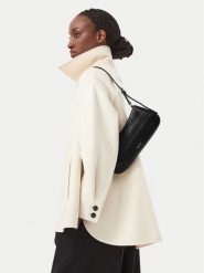 Calvin Klein Torebka Ck Croc Small Shoulder Bag LV04F3906G Czarny. Czarne torebki klasyczne damskie CALVIN KLEIN, bez wzorów, ze skóry, bez dodatków. Za 449.99 zł.