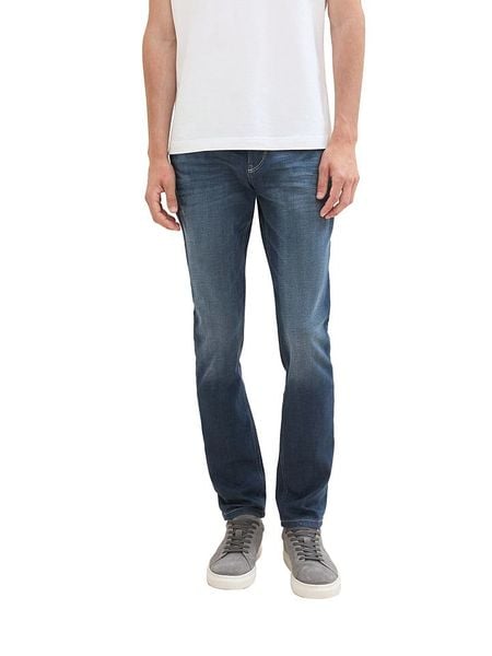Tom Tailor Dżinsy - Slim fit - w kolorze granatowym rozmiar: W30/L30. Niebieskie jeansy męskie Tom Tailor. Za 100.52 zł.