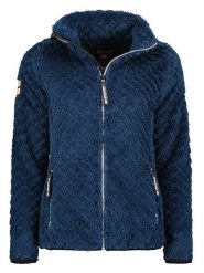 Geographical Norway Kurtka polarowa "Uparola" w kolorze granatowym rozmiar: XXL. Niebieskie kurtki damskie Geographical Norway, xxl, bez wzorów, z polaru, bez kaptura. Za 96.60 zł.