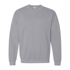 Bluza Rozpinana Z Grubej Mieszanki Dla Dorosłych Unisex. Szare bluzy sportowe damskie Gildan, m, bez wzorów, z bawełny, bez ramiączek, długie, z kapturem. Za 123.99 zł.