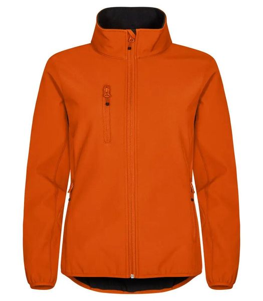 Clique Classic Softshell Jacket Damska – 3-warstwowa, 96% poliester z recyklingu. Brązowe kurtki softshell damskie CLIQUE, xs, bez wzorów, z poliesteru, bez kaptura. Za 263.55 zł.