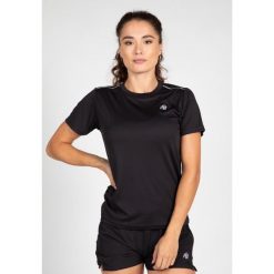 Mokena Koszulka - Czarny. Czarne bluzki damskie GORILLA WEAR, bez wzorów, sportowe, bez kołnierzyka, bez ramiączek. Za 189.00 zł.