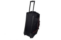 Torba podróżna na kółkach KJUST AW56FT (114L). Czarne torebki klasyczne damskie KJUST, bez wzorów, z kauczuku, bez dodatków. Za 375.00 zł.