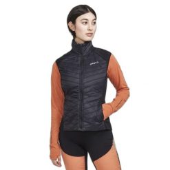 Kurtka damska Craft ADV Essence Warm. Czarne kurtki damskie Craft, na jesień, s, bez wzorów, z dżerseju, bez kaptura. Za 349.60 zł.