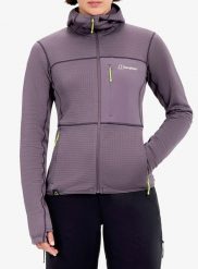 Bluza rozpinana damska Berghaus Ridge-Hiker Hoody. Fioletowe bluzy z kapturem damskie Berghaus, m, z materiału. Za 571.99 zł.