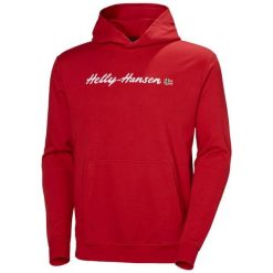 Bluza Helly Hansen Core Graphic. Czerwone bluzy bez kaptura męskie Helly Hansen, m. W wyprzedaży za 343.50 zł.