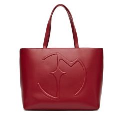 Torebka Eva Minge. Czerwone torebki klasyczne damskie Eva Minge, bez wzorów, bez dodatków. Za 239.99 zł.