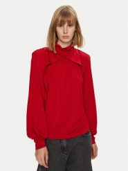Gestuz Bluzka Soffi 10909455 Czerwony Regular Fit. Czerwone bluzki damskie Gestuz, s, bez wzorów, z wiskozy, bez ramiączek. Za 419.99 zł.