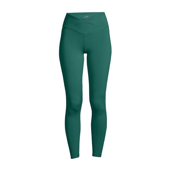 Legginsy treningowe damskie Casall Overlap High Waist. Zielone legginsy damskie Casall, bez wzorów, z elastanu. Za 379.99 zł.