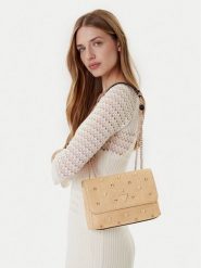 Guess Torebka Giully II HWWE96 73200 Beżowy. Brązowe torebki klasyczne damskie Guess, z aplikacjami, z syntetyku, bez dodatków. Za 359.99 zł.