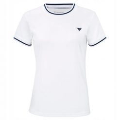 Damska koszulka tenisowa Tecnifibre Team Tech Tee. Białe t-shirty damskie TECNIFIBRE, bez wzorów, bez kołnierzyka. Za 179.99 zł.