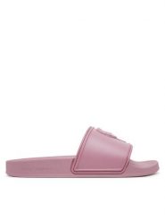 KARL LAGERFELD Klapki Kondo 2.0 KL80919M Różowy. Czerwone klapki damskie Karl Lagerfeld, bez wzorów, z tworzywa sztucznego, bez obcasa. Za 359.99 zł.