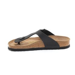 Japonki damskie Birkenstock 043691. Czarne klapki damskie Birkenstock, bez wzorów, z jeansu, bez obcasa. Za 622.00 zł.